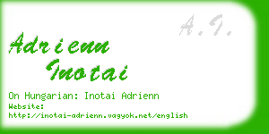 adrienn inotai business card